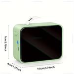 Mini Labelprinter P15 Labelmaker groen incl software met 1 gratis startrol / st Print labels vanaf j