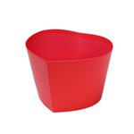 Actie Bloemendoos [ zonder deksel] 14cm ROSE BOX Hartvorm karton Rood Flowerbox Cadeaudoos voor bv r