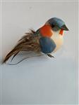 Vogeltjes Blauworanje tint op draad / st mooie vogeltjes op draad