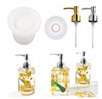 Siliconenmal Zeepdispenser rond / st voor Epoxy Resin, zonder accessoires