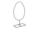 Actie Metalen frame Ei op voet OTH 24x10x40 cm / st Metalen frame M
