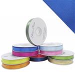 -Lint Antenne dubbelsatijn 10mm rol 25m Royal Blue Koningsblauw Lint Antennelintje