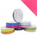 -Lint Antenne dubbelsatijn 10mm rol 25m Hot Pink Lint Antennelintje