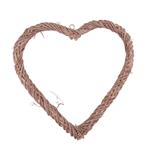 Actie Hart Wilgentenen open NATUREL 38*38*2.5 cm /stuk Hart wilgentenen