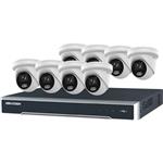 Hikvision 4 MP IP camerabewaking set 8 ColorVu camera's