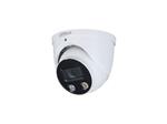 BeveiligingscameraDahua IPC-HDW3449HP-AS-PV-0280B-S5 WizSense 4MP Full colour Turret camera met Acti