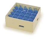 Rhima UniverseelKorf 500 x 500 mm met 25 vakken en 3 verhogingsranden - Beige