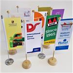 Tafelvlag full colour bedrukt 20x8 cm (vanaf 10 stuks per ontwerp)