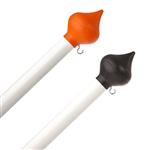 Vlaggenstok aluminium incl. knop en haakje