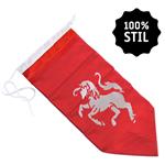 NR 331: Wimpel Twentse Ros 100% stil (zonder stokje (met koord-lus))