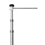 Telescopische 3-delige mast 2.1 - 5.5 meter (optioneel met banieruithouder)
