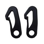 Setje van 2 clips (zwart)