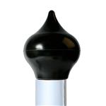 Mastknop tulp zwart