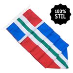 NR 461: Wimpel Groningen 100% stil-400cm (zonder stokje (met lus-lus))