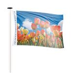 Vlag bollenstreek 100x150 cm (voor gevelstok)