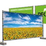Bouwhekdoeken zonnebloemen (ontwerp 1) 335x174 cm