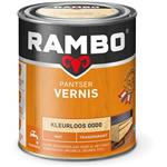 Rambo pantser vernis - Kleurloos 0000 Mat Transparant - 0,75 liter