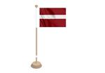 Tafelvlag Letland 10x15 cm