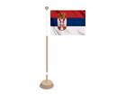 Tafelvlag Servië 10x15 cm