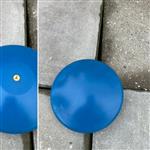 Vlaggenmast knop plat blauw, m8