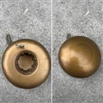 Vlaggenstok knop voor hout goud, 2,5 cm