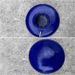 Vlaggenstok knop voor hout blauw, 2,5 cm