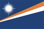 Tafelvlag Marshalleilanden 10x15 cm