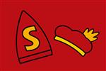 Vlag Sinterklaas versie 004 300x450 cm