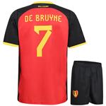 Kingdo Belgie Voetbaltenue De Bruyne Thuis - EK 2024 - Kind en Volwassenen