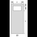 Skantrae binnendeur SKB 280 G1 83x201,5