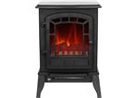El Fuego elektrische haard Como Zwart - 2000W