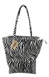 Zebra Zwart Wit Vera Pelle wild leren shopper