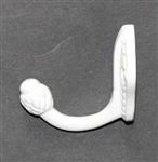 Kapstokhaak Wit Klein KH217