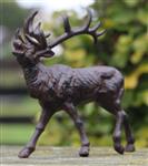 Hert, eland met gewei, gietijzer   HG417