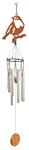 Windgong, windorgel Pimpelmees, roestig metaal WV17B