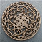 Onderzetter, treefje rond 20 cm, gietijzer OG120