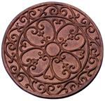 Staptegel rond 30 cm. klassiek, gietijzer SS8