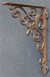 Plankdrager, wandhaak 18,5 cm.  gietijzer CB29A