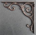 Plankdrager sierlijk, 25 cm, gietijzer PD154