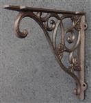 Plankdrager blaadjes 22 cm. gietijzer   PD152