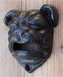 Flesopener Bulldog, Hond, Gietijzer, Schroefbaar TT204