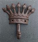 Kapstokhaak Kroon, Groot, Gietijzer KH741
