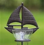 Regenmeter zeilboot, gietijzer                      RM157