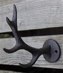 Kapstokhaak gewei met 4 punten, gietijzer KH775