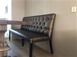 Eetkamerbank met knopen 103cm x 215cm