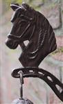 Deurbel paardenhoofd, gietijzer DB145