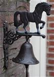 Deurbel paard, pony, gietijzer, M  DB187M