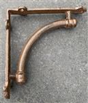 Plankdrager boog 13,8 cm. gietijzer PD122