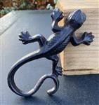Hagedis, salamander, gietijzer, muurhanger HG321