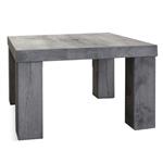 Houten hoektafel 70x70x45cmH